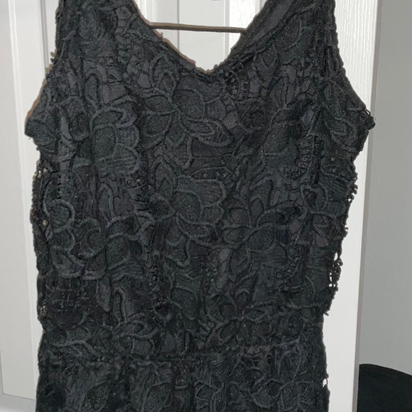 Black See through Mesh Swim suit Cover up/ Dress - Picture 3 of 5